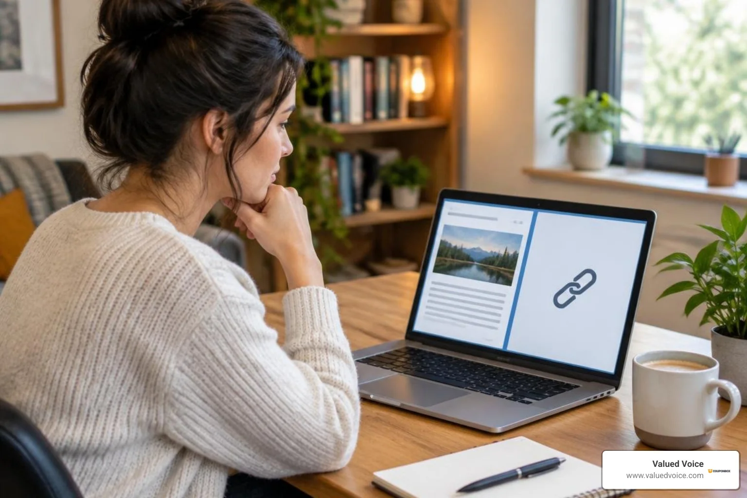 blogger deciding between monetization paths