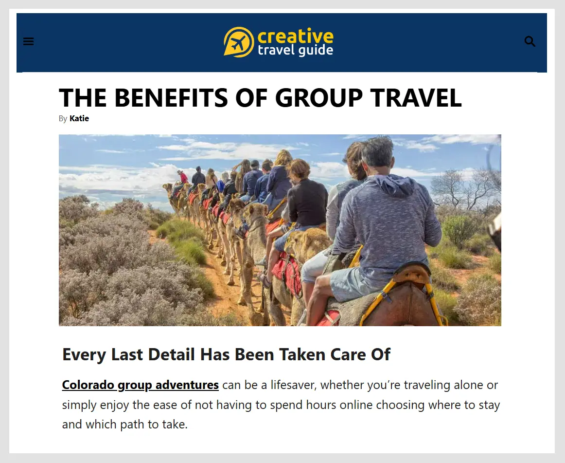 Creative Travel Guide