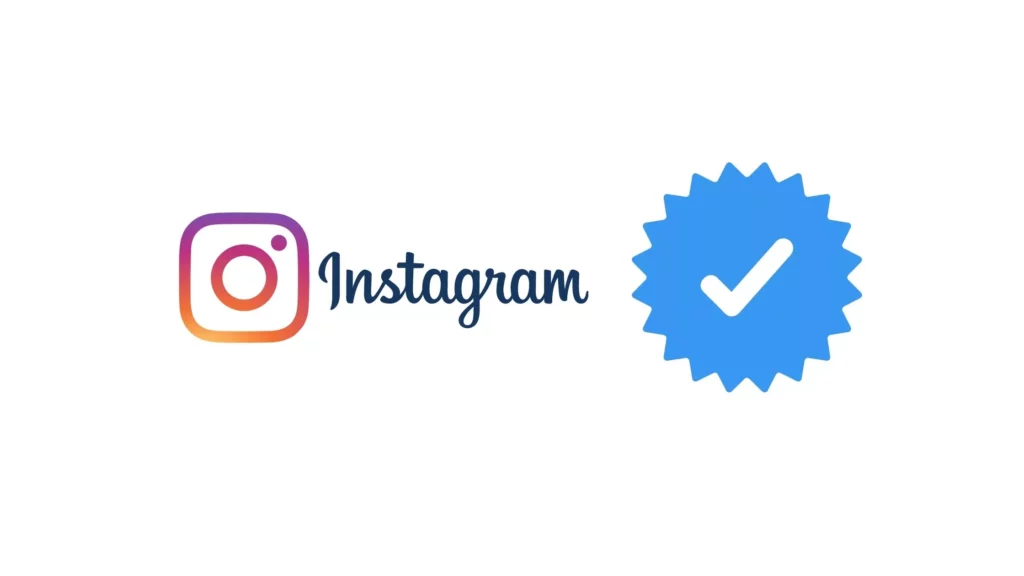 instagram logo with verification checkmark 