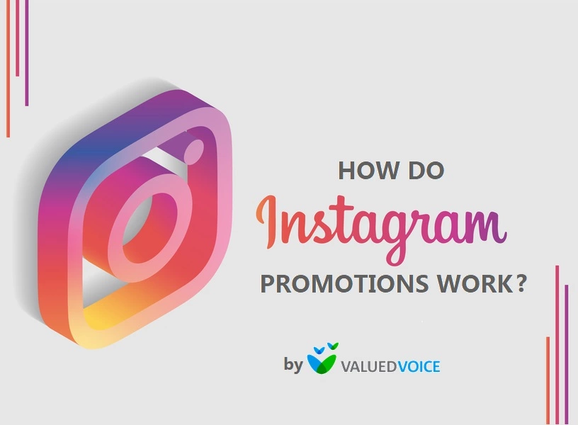 Instagram Logo with blog post title "how do instragram promotions work?"
